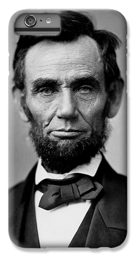 #faatoppicks iPhone 6 Plus Case featuring the photograph Abraham Lincoln by War Is Hell Store