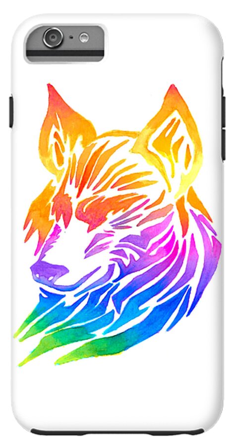 Stay Wild Cool Wolf Graphic Cell Phone Case Tough Phone Cases, Case-Mate