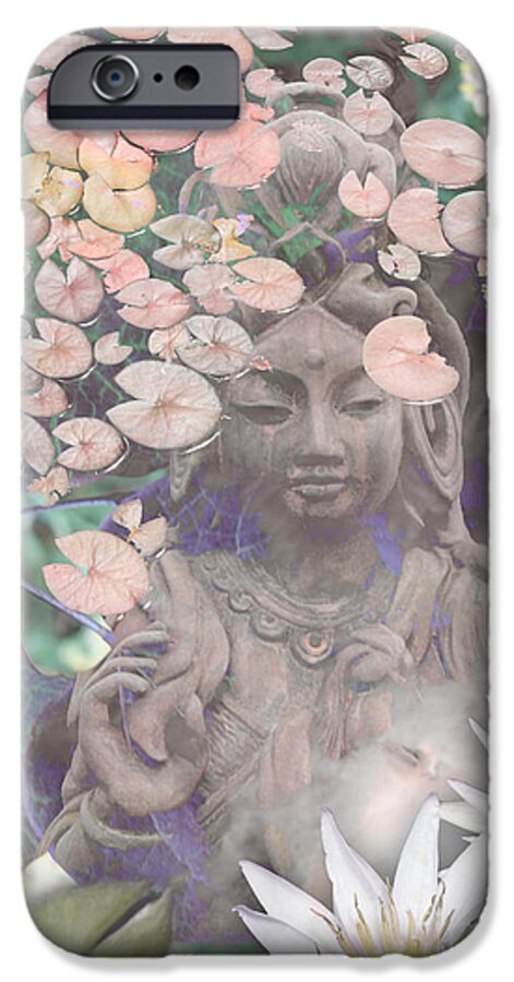 Kwan Yin iPhone 6s Case featuring the mixed media Reflections by Christopher Beikmann
