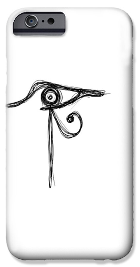 Eye iPhone 6s Case featuring the digital art Third Eye #1 by Khaya Bukula