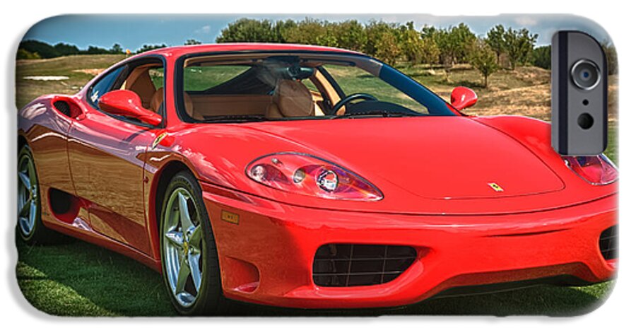 2001 Ferrari iPhone 6s Case featuring the photograph 2001 Ferrari 360 Modena by Sebastian Musial