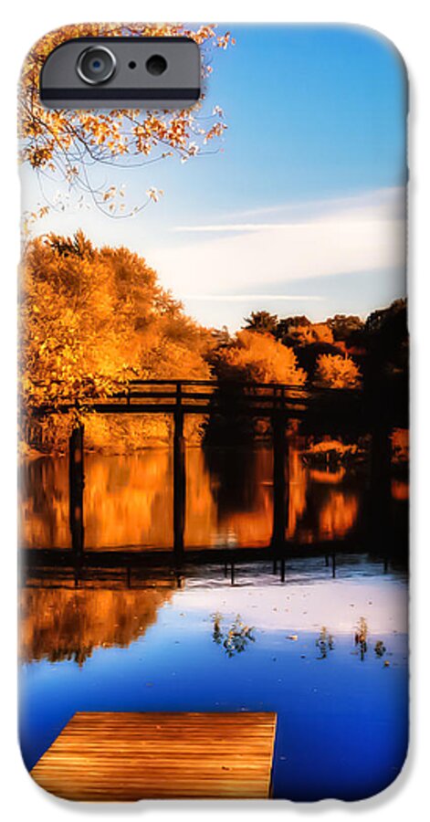 Autumn Foliage New England iPhone 6s Case featuring the photograph Autumn afternoon wears on by Jeff Folger