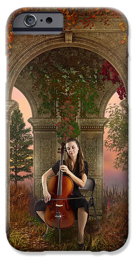 Autumn iPhone 6s Case featuring the digital art Autumn Melody by Peter Awax