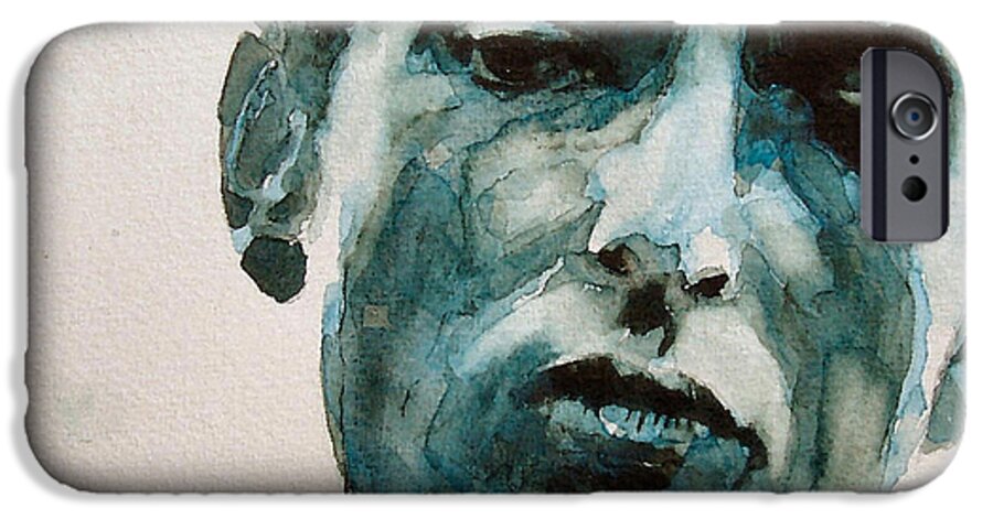 Bob Dylan iPhone 6s Case featuring the painting Bob Dylan by Paul Lovering