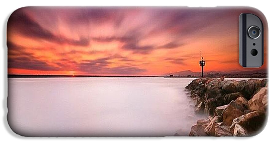  iPhone 6s Case featuring the photograph Long Exposure Sunset Shot At A Rock by Larry Marshall
