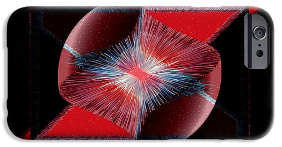 3d iPhone 6s Case featuring the digital art Nebulous 1 by Angelina Tamez