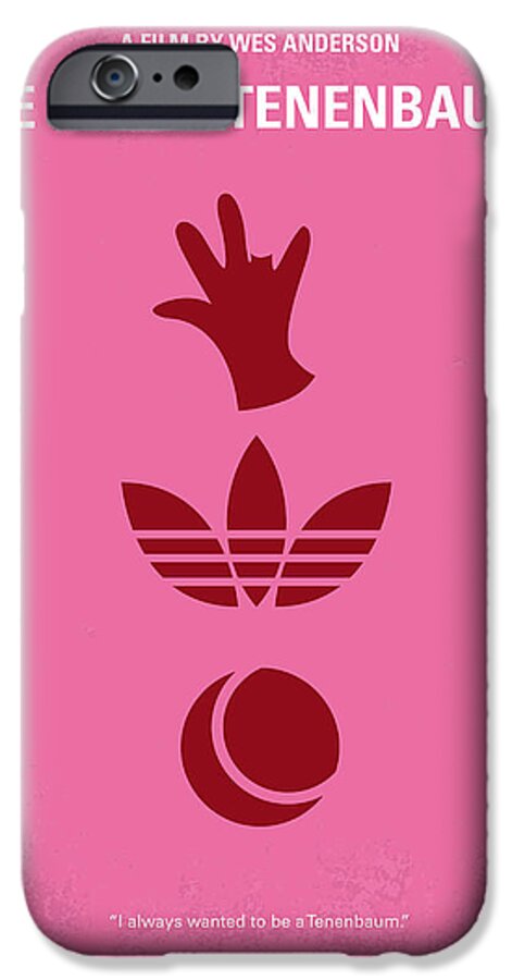 The Royal Tenenbaums iPhone 6s Case featuring the digital art No320 My The Royal Tenenbaums minimal movie poster by Chungkong Art