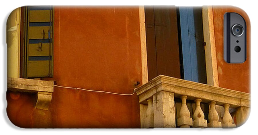 Sienna iPhone 6s Case featuring the photograph Venetian Old Sienna Walls by Connie Handscomb