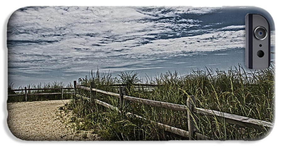 Pathway iPhone 6s Case featuring the photograph Pathway To The Sea by Tom Gari Gallery-Three-Photography