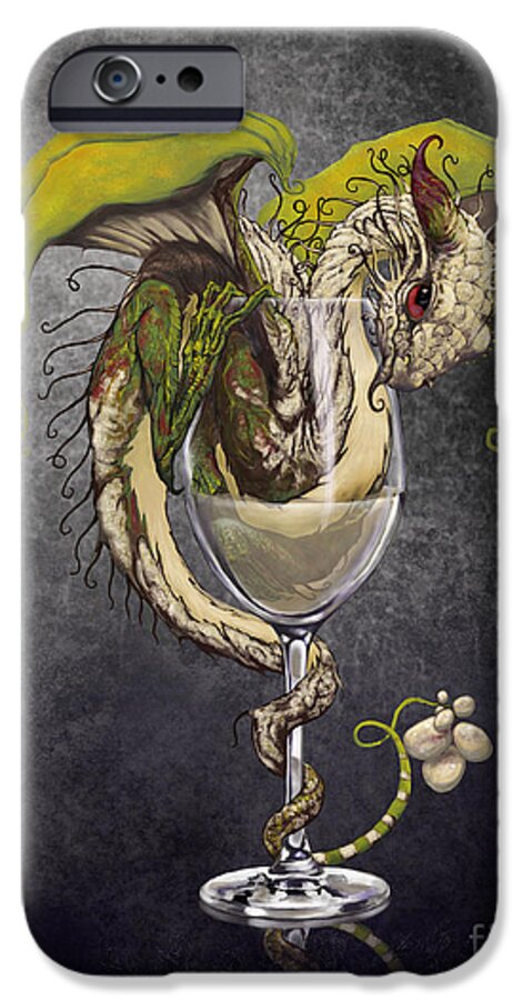 Dragon iPhone 6s Case featuring the digital art White Wine Dragon by Stanley Morrison