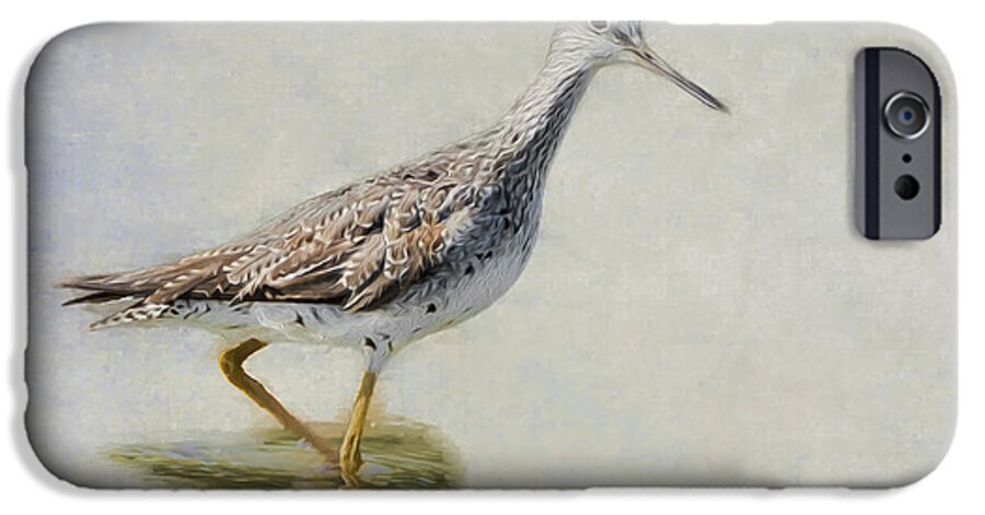 Sandpiper iPhone 6s Case featuring the photograph Yellowlegs by Bill Wakeley