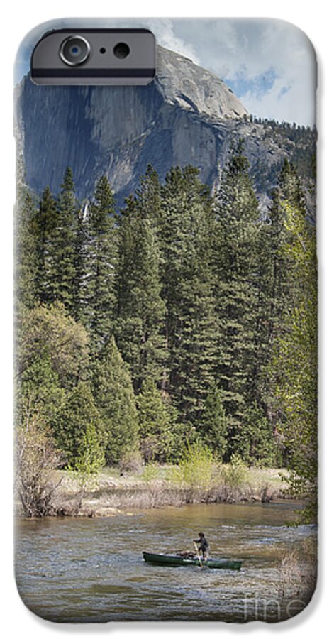 Boat iPhone 6s Case featuring the photograph Yosemite National Park. Half Dome by Juli Scalzi