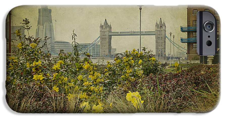 Tower Bridge iPhone 6s Case featuring the photograph Tower Bridge in Springtime. by Clare Bambers