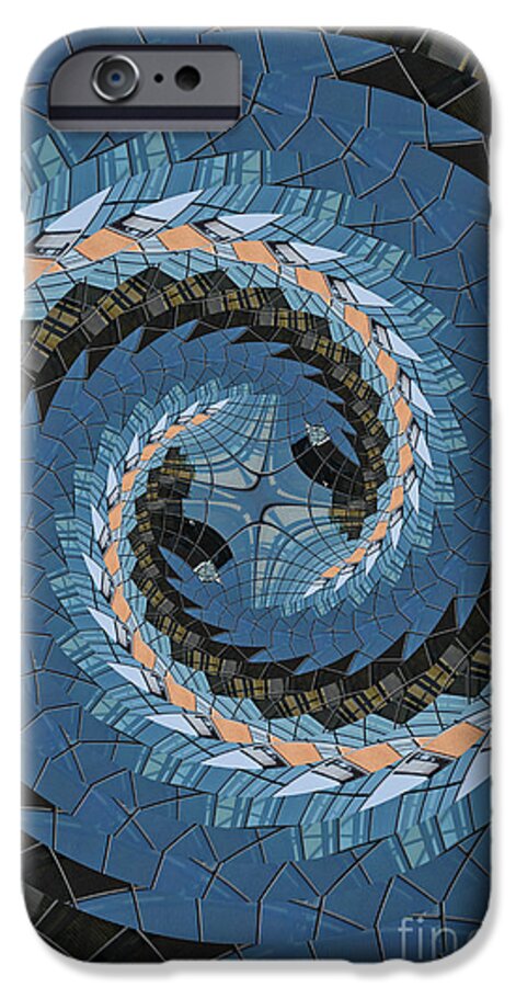 Digital Art iPhone 6s Case featuring the photograph Wave mosaic. by Clare Bambers