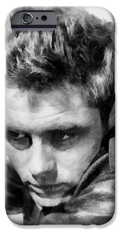 Hollywood iPhone 6s Case featuring the painting James Dean by John Springfield #1 by Esoterica Art Agency