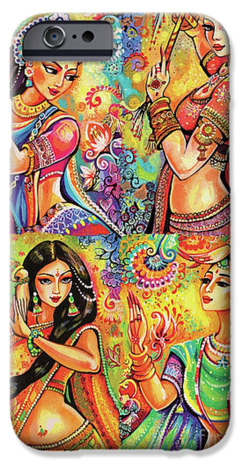 Bollywood Dancer iPhone 6s Case featuring the painting Magic of Dance #1 by Eva Campbell