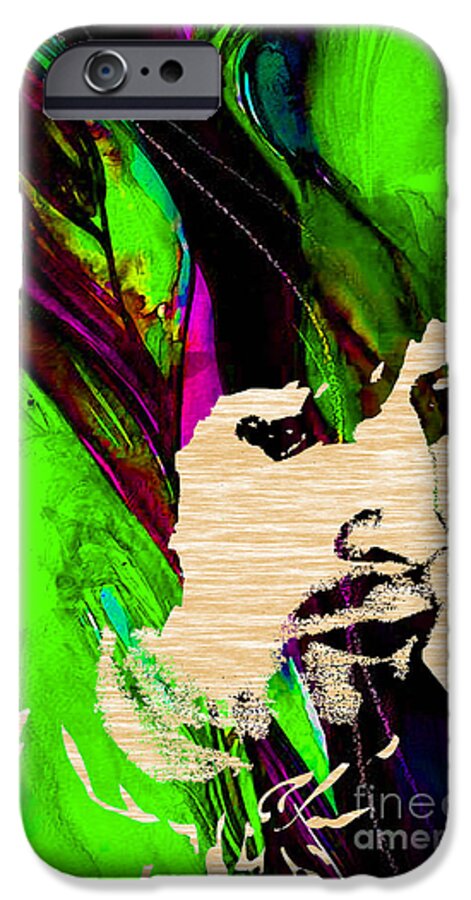 Eric Clapton iPhone 6s Case featuring the mixed media Eric Clapton Collection #54 by Marvin Blaine