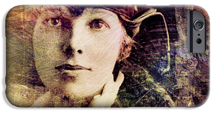 Amelia Earhart iPhone 6s Case featuring the digital art Amelia by Barbara Berney