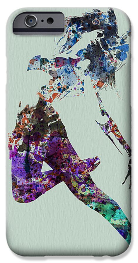 Dancer iPhone 6s Case featuring the painting Dancer watercolor by Naxart Studio