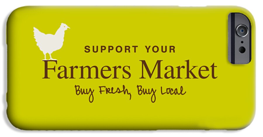 Farmers Market iPhone 6s Case featuring the digital art Farmers Market by Nancy Ingersoll