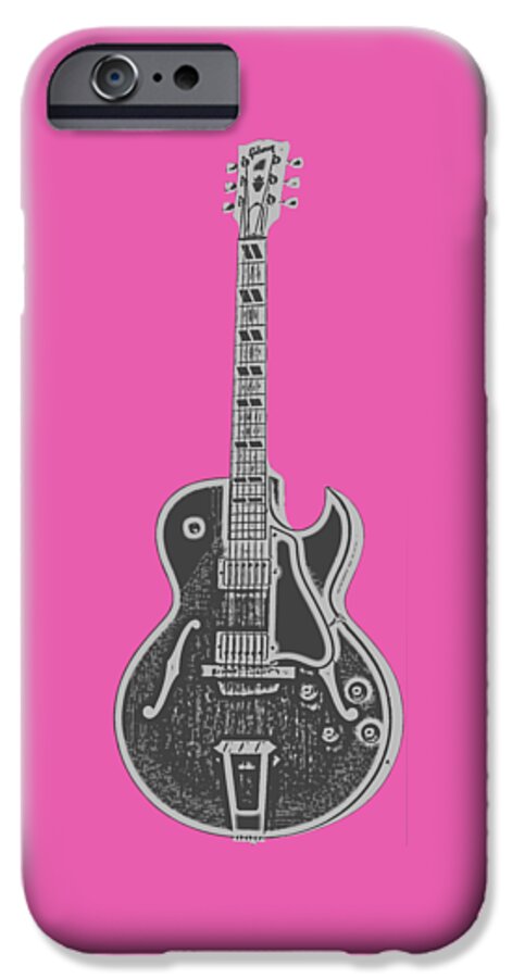 Instrument iPhone 6s Case featuring the digital art Gibson ES-175 Electric Guitar Tee by Edward Fielding