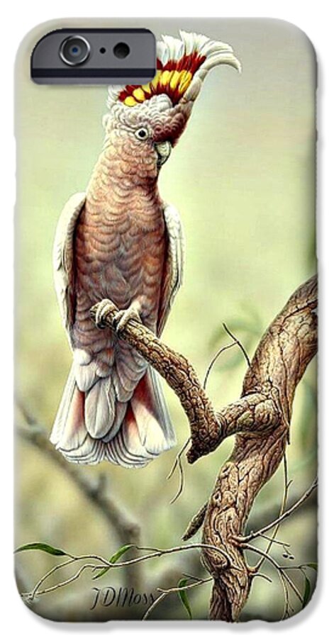 Birds iPhone 6s Case featuring the drawing Hanging around by Janet Moss