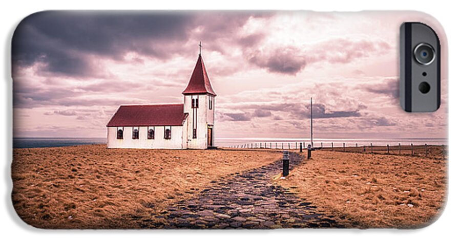Church iPhone 6s Case featuring the photograph Hellnar church - Iceland - Travel photography by Giuseppe Milo