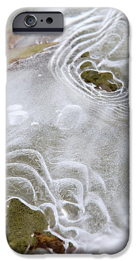 Ice iPhone 6s Case featuring the photograph Ice Abstract by Christina Rollo