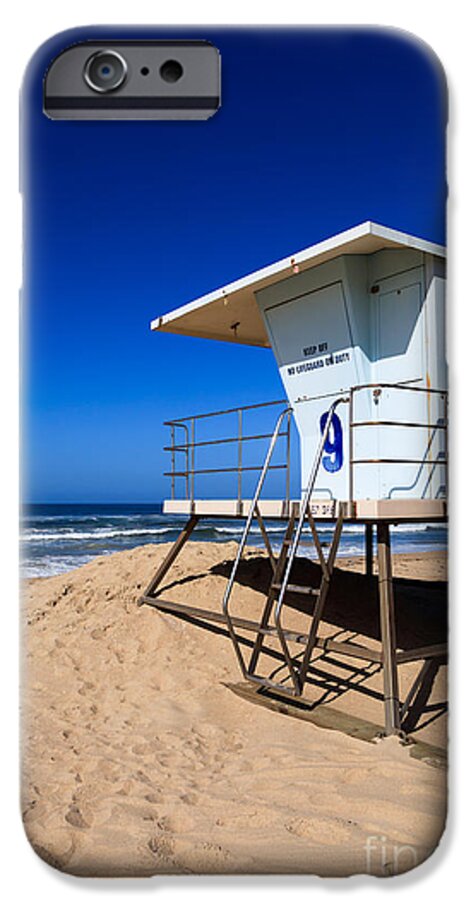 America iPhone 6s Case featuring the photograph Lifeguard Tower Photo by Paul Velgos