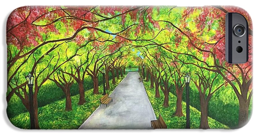 Pathway iPhone 6s Case featuring the painting Serenity by Lisa Bentley