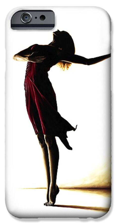 Ballet iPhone 6s Case featuring the painting Poise in Silhouette by Richard Young