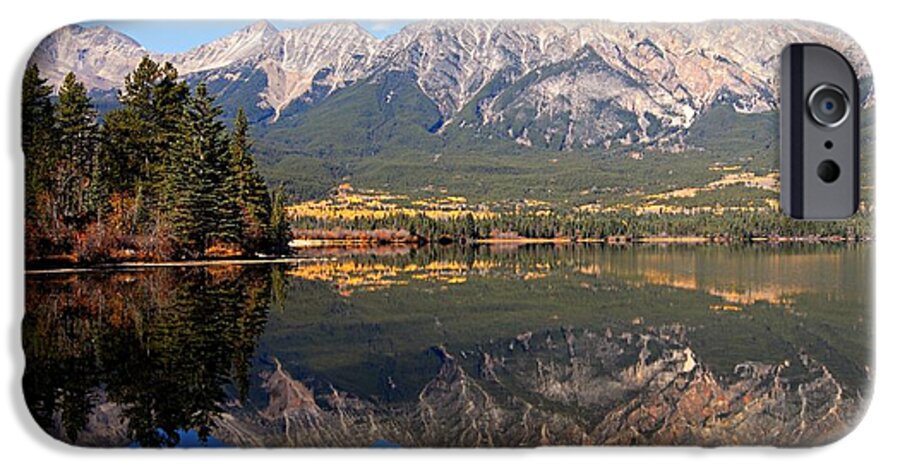 Pyramid Mountain iPhone 6s Case featuring the photograph Pyramid Mountain and Pyramid Lake 2 by Larry Ricker