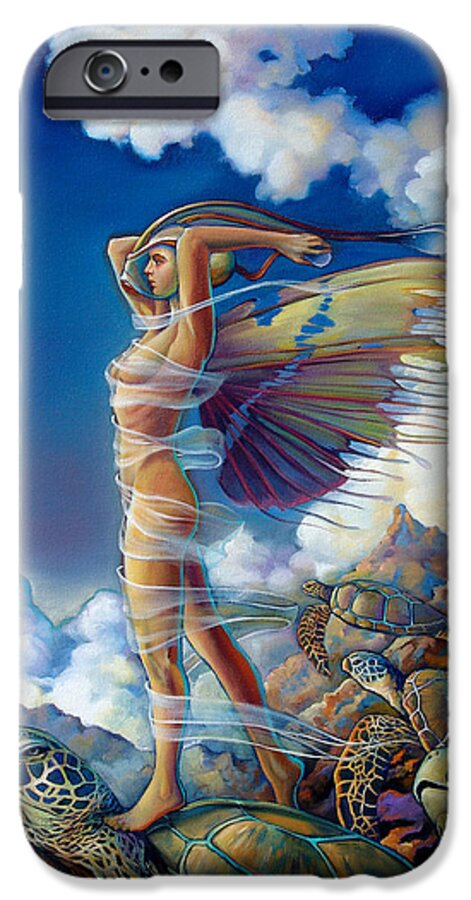 Mermaid iPhone 6s Case featuring the painting Rapture and the Ecstasea by Patrick Anthony Pierson