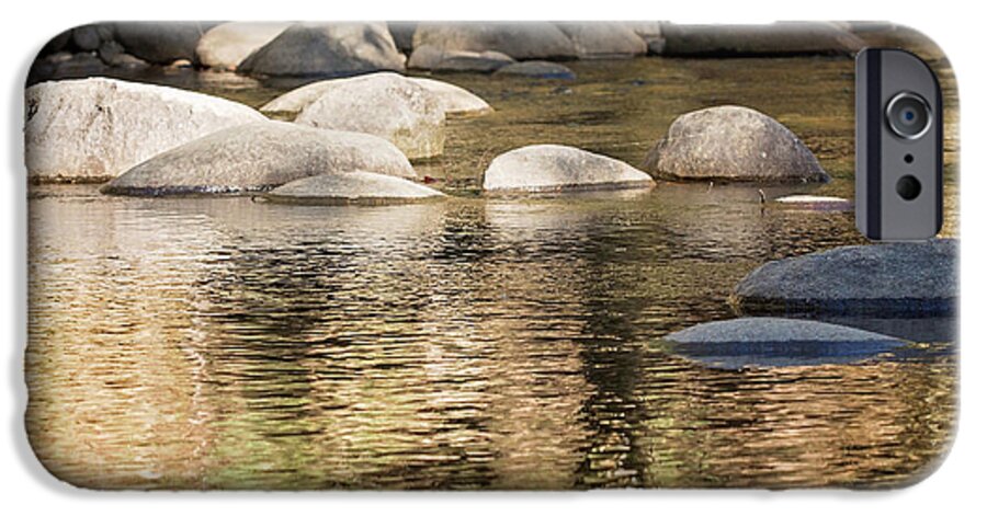 Rubicon iPhone 6s Case featuring the photograph Ripples and Rocks by Linda Lees