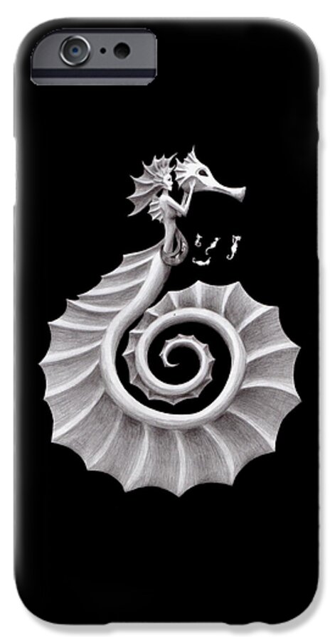 Seahorse iPhone 6s Case featuring the photograph Seahorse Siren by Sarah Krafft