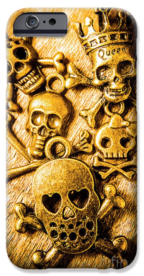 Skulls iPhone 6s Case featuring the photograph Skulls and crossbones by Jorgo Photography