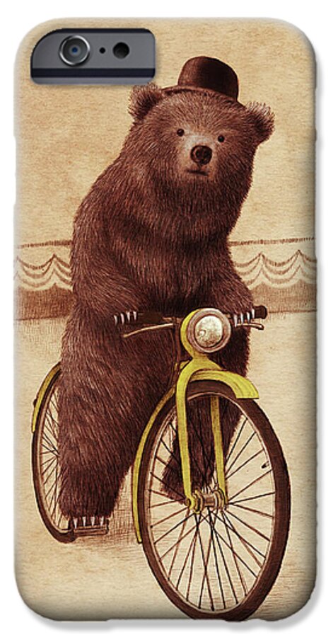 Bear iPhone 6s Case featuring the drawing Barnabus by Eric Fan