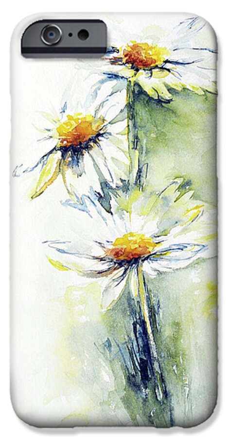 Flower iPhone 6s Case featuring the painting Daisy Chain by Stephie Butler