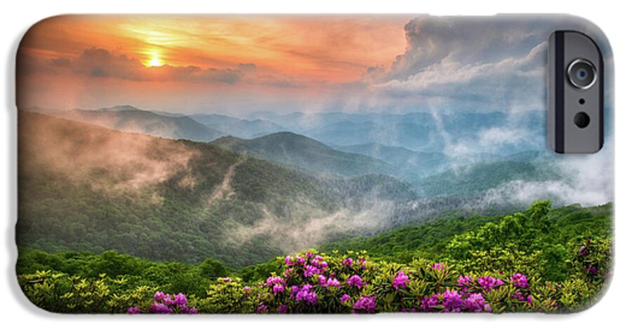 North Carolina iPhone 6s Case featuring the photograph North Carolina Blue Ridge Parkway Spring Appalachian Mountains NC by Dave Allen