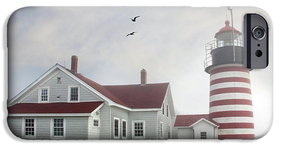 Lighthouse iPhone 6s Case featuring the photograph West Quoddy Head Lighthouse by Lori Deiter