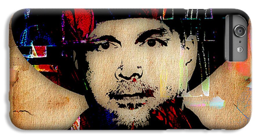 Garth Brooks iPhone 6s Plus Case featuring the mixed media Garth Brooks Collection #3 by Marvin Blaine