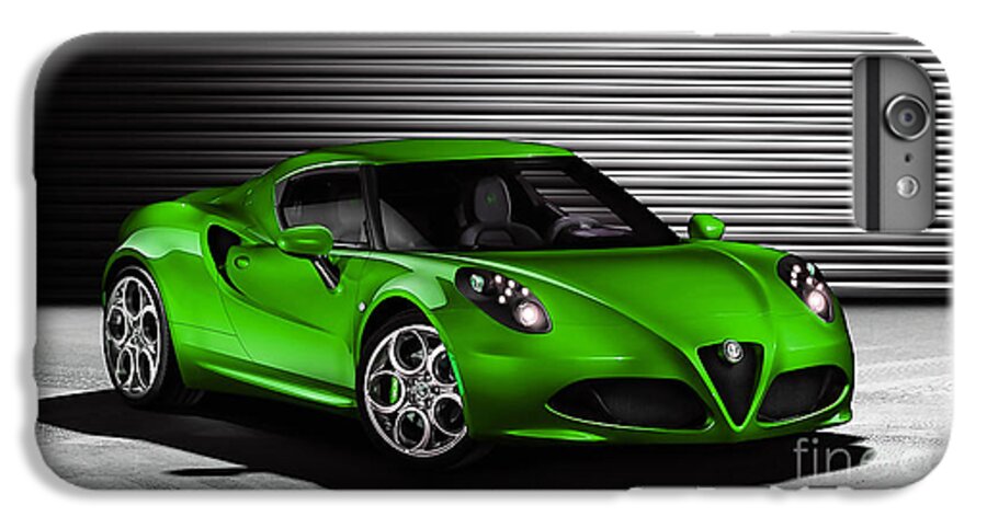 Alfa Romeo iPhone 6s Plus Case featuring the mixed media Alfa Romeo #4 by Marvin Blaine