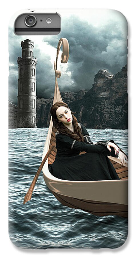 Water Faerie iPhone 6s Plus Case featuring the digital art Lady of Llyn-y-Fan Fach by Linda Lees