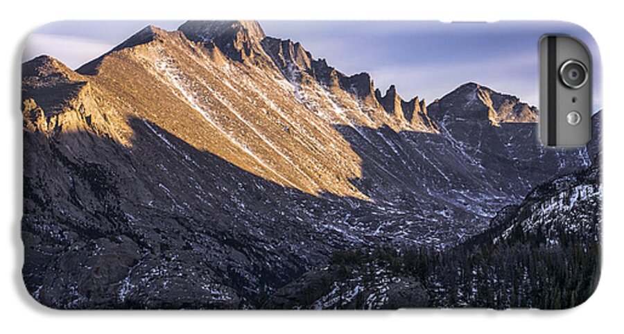 Colorado iPhone 6s Plus Case featuring the photograph Longs Peak Sunset by Aaron Spong