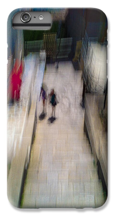 Impressionist iPhone 6s Plus Case featuring the photograph On the Stairs by Alex Lapidus