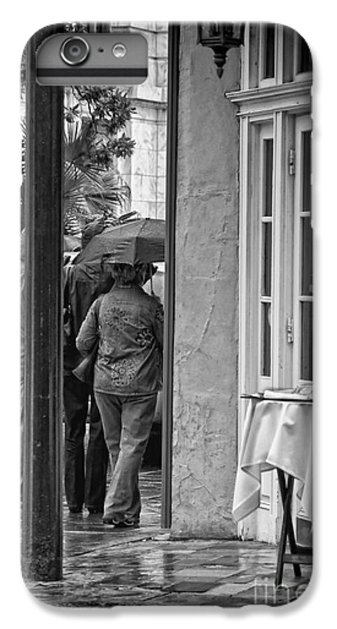 Rainy iPhone 6s Plus Case featuring the photograph Rainy Day Lunch New Orleans by Kathleen K Parker