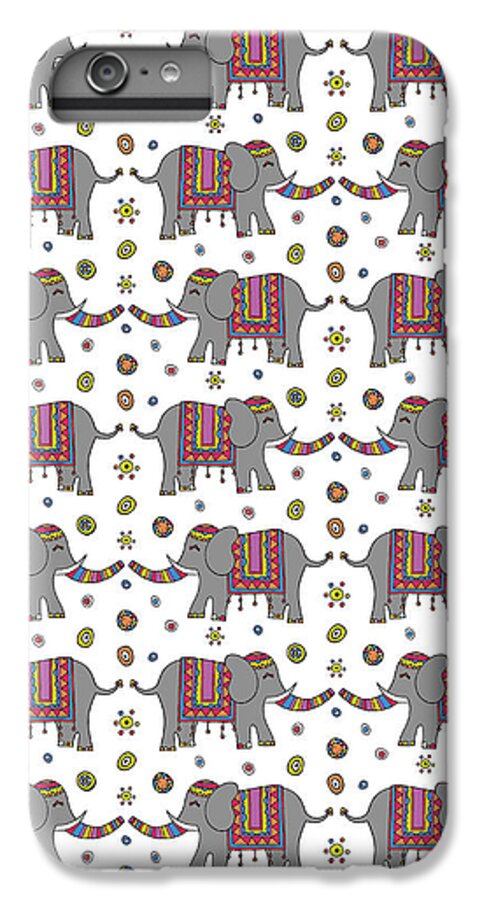 Susan Claire iPhone 6s Plus Case featuring the photograph Repeat Print - Indian Elephant by MGL Meiklejohn Graphics Licensing