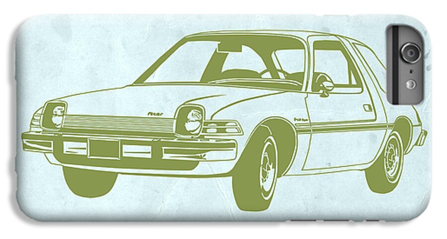 Auto iPhone 6s Plus Case featuring the drawing My Favorite Car by Naxart Studio