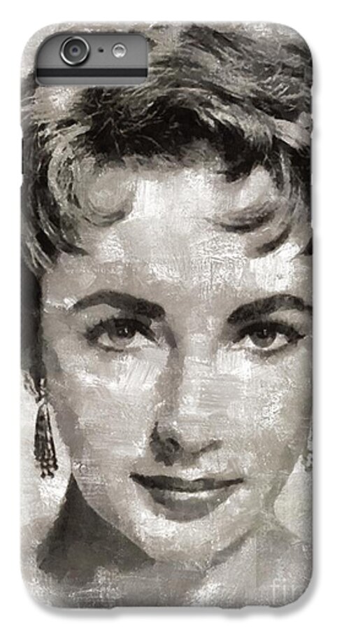 Hollywood iPhone 6s Plus Case featuring the painting Elizabeth Taylor, Vintage Hollywood Legend #1 by Esoterica Art Agency