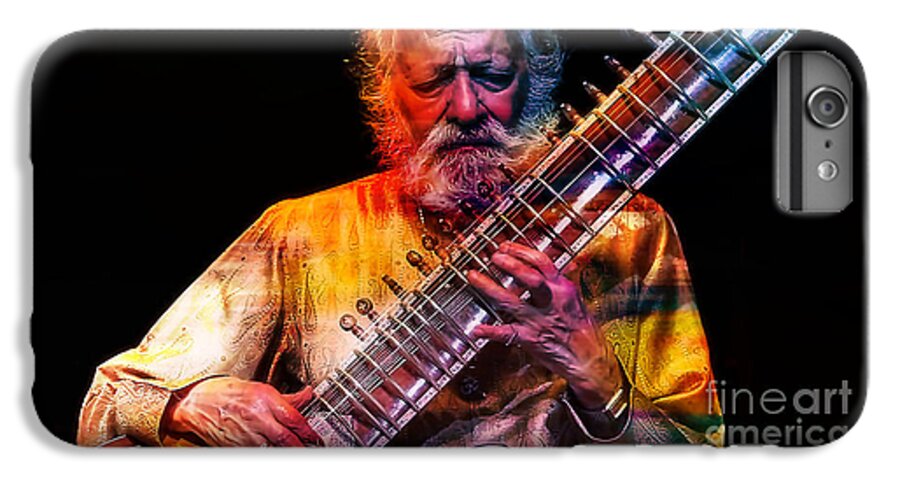 Ravi Shankar iPhone 6s Plus Case featuring the mixed media Ravi Shankar Collection #6 by Marvin Blaine